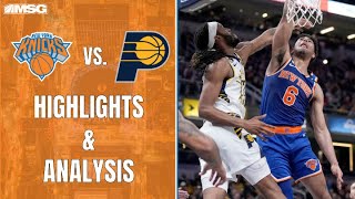 Grimes, Quickley, \& Toppin Each Score 32+ PTS to Beat Indiana Pacers | New York Knicks