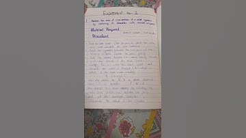 Class 9📝 Physics Practical | Experiment 1.1  ,observation and results 📕📒