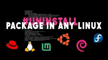 #howto Uninstall Software Package in Ubuntu | Linux Mint | Debian | RHEL | CentOS | Fedora in CLi
