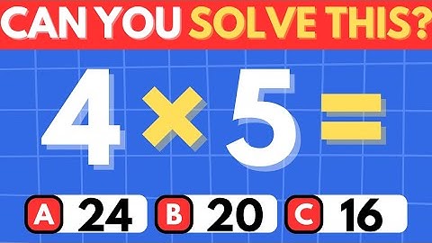 Can You Pass This Maths Quiz ..? ➗ 🧠 ✖️ | Easy , Medium , Hard , Impossible | The ULTIMATE Math Test