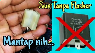 Cara Membuat LED Flasher Tanpa IC,Resistor Dan Transistor Yang Mudah