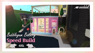 Bubblegum Bakery 48k | Bloxburg Speed Build