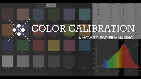 How to COLOR CALIBRATE for FILMING in 4 Minutes