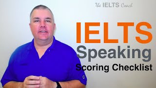 IELTS Speaking Checklist And Marking Criteria