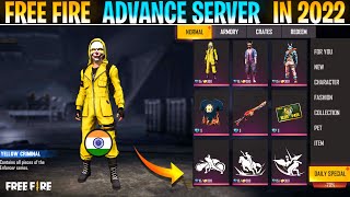 free fire advance server apk download