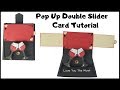 Pop Up Double Slider Card Tutorial | DIY Valentines Day Explosion Box Idea for boyfriend