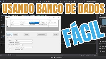 C# Windows Forms Como Conectar Banco de dados Access e Databinding