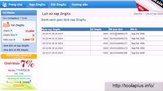 Hack zing xu chuyên nghiệp - 95.00xu trong 30 giây
