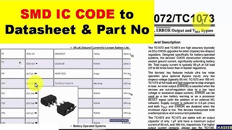 {768} 6 Pin IC SMD Code to Part Number & Datasheet