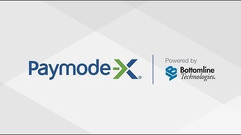 Bottomline Technologies Paymode-X