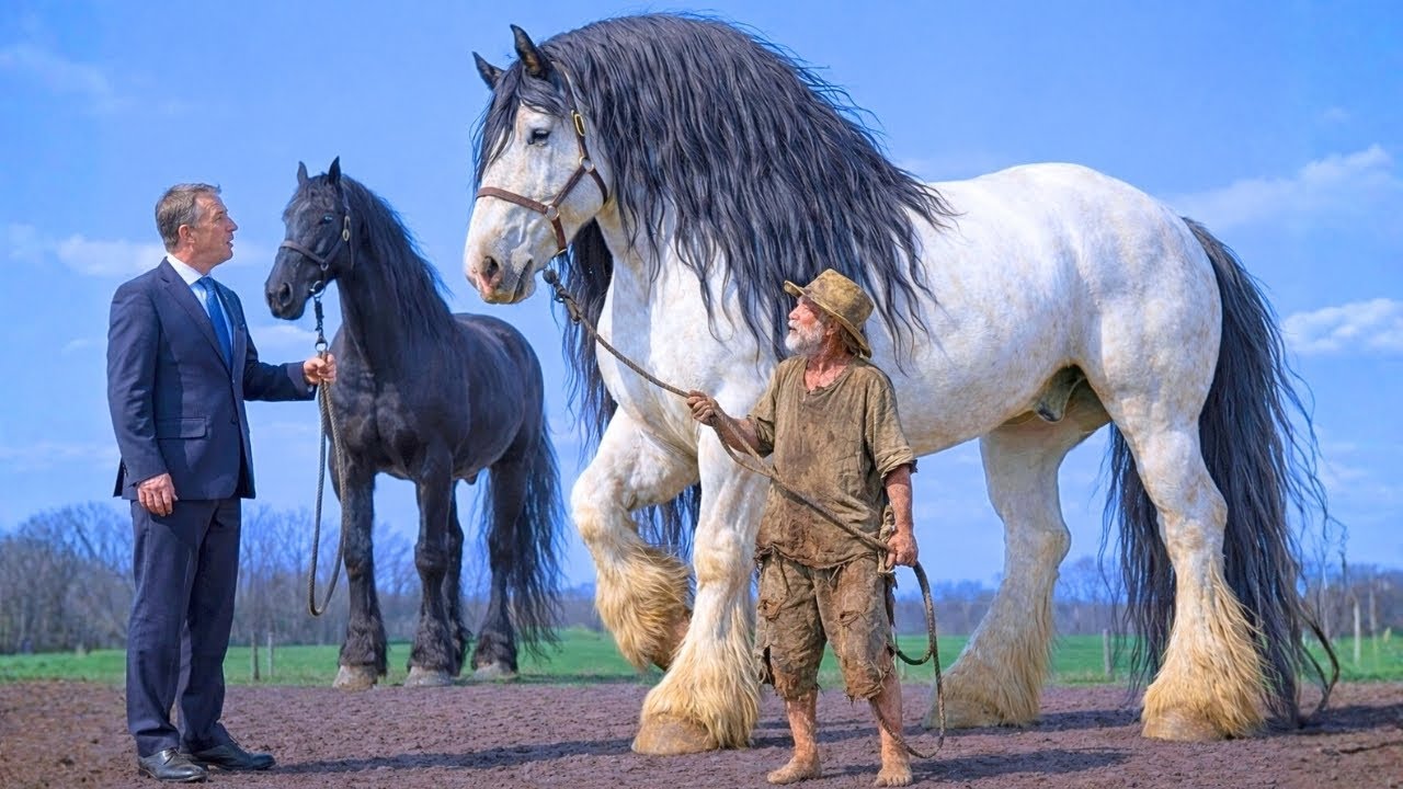 EL MILLONARIO LE DIO AL MENDIGO EL PEOR CABALLO DEL RANCHO, SIN SABER QUE…