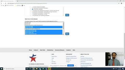 Navigating BLS Website