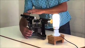 Goniometer Spectrometer 8/8 Prisma op de voorwerptafel