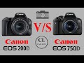 Canon EOS 200D vs Canon EOS 750D