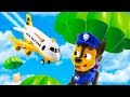 L&#39;avion, décolle! 🛫 Chase de la Pat Patrouille et le tracteur sauvent une vache! Jeux pour enfants.