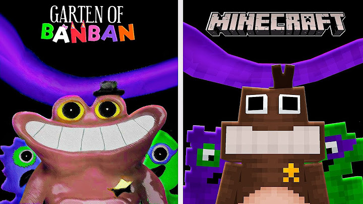 Criei o TRAILER de GARTEN OF BAN BAN 4 No Minecraft