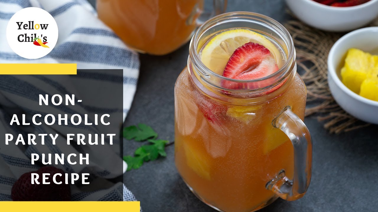 Fruit Punch Recipe (Non-Alcoholic) - One Sweet Appetite