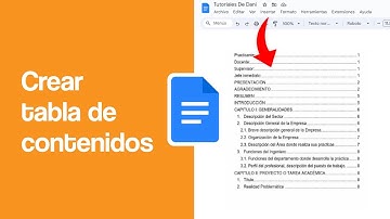 Cómo hacer tabla de contenidos en Google Docs