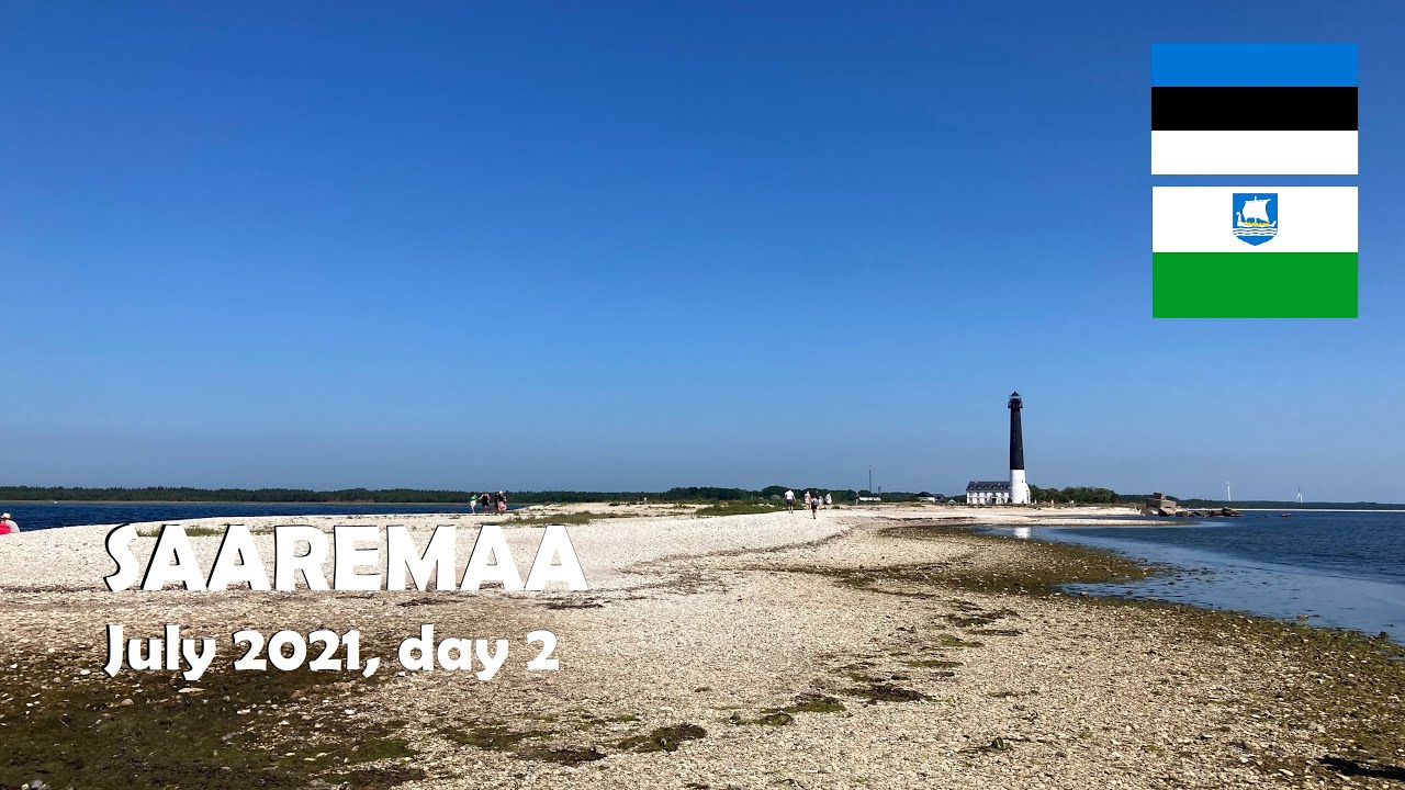Saaremaa, Estonia. Virtual tour in Sõrve peninsula and Kuressaare. 4K