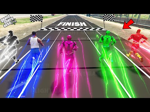 GTA 5 : Franklin & Shinchan Challenge Every New Flash For Race In GTA 5 ! (GTA 5 Mods)