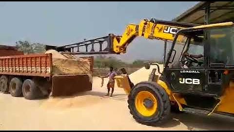 JCB LOAD ALL# JCB INDIA#530-110# TELESCOPIC HANDLER#EASY UNLOADING