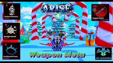 Arise Crossover: Weapon Meta Build!!!