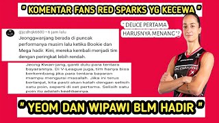 COMMENTS FROM DISAPPOINTED RED SPARKS FANS AFTER LOSING TO HI PASS #volikorea #megawatihangestri