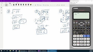 Section 7.3 - Complex Numbers