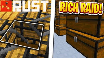 I Found A Way Into Their Base... *RICH RAID* - Minecraft Rust Survival #3