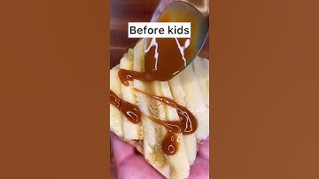 Thumbnail of Everyday struggle to eat your food peacefully😭❤️🍌| Before vs after kids| CHEFKOUDY