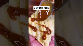 Everyday struggle to eat your food peacefully😭❤️🍌| Before vs after kids| CHEFKOUDY screenshot 4