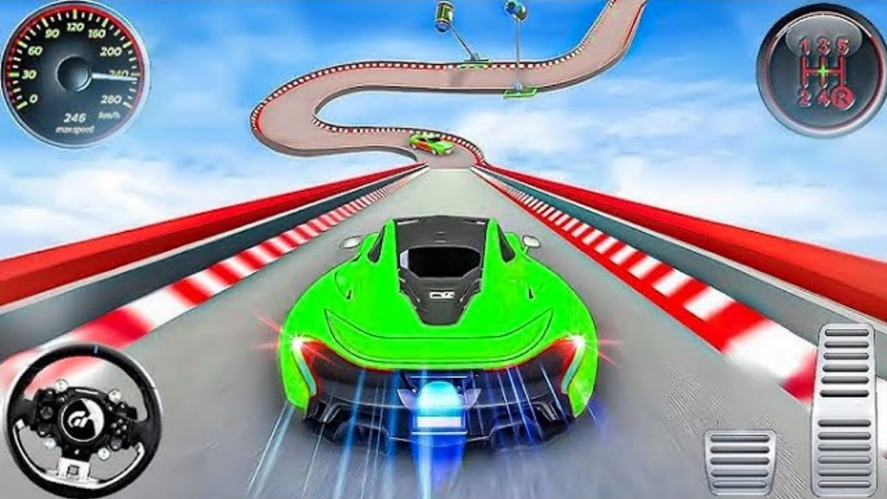 Mega Ramp Car Racing 3D - Extreme Car Stunts Game - Android Gameplay #203