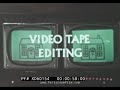 “ VIDEO TAPE EDITING ” 1960s BBC TELEVISION   TECHNICAL TRAINING FILM  AUDIO &amp; VIDEO TAPE XD60154