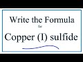 Copper Compounds and Ionic Charges
