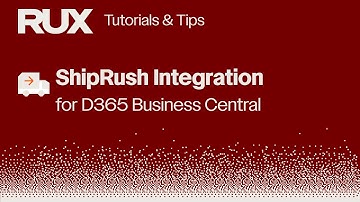 ShipRush for D365 Business Central