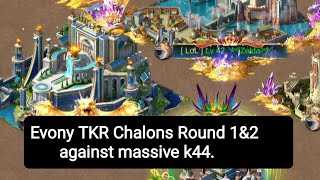Evony TKR Chalons. T1 Trap Defense Against 4100% Buff k44. @topgamingfun