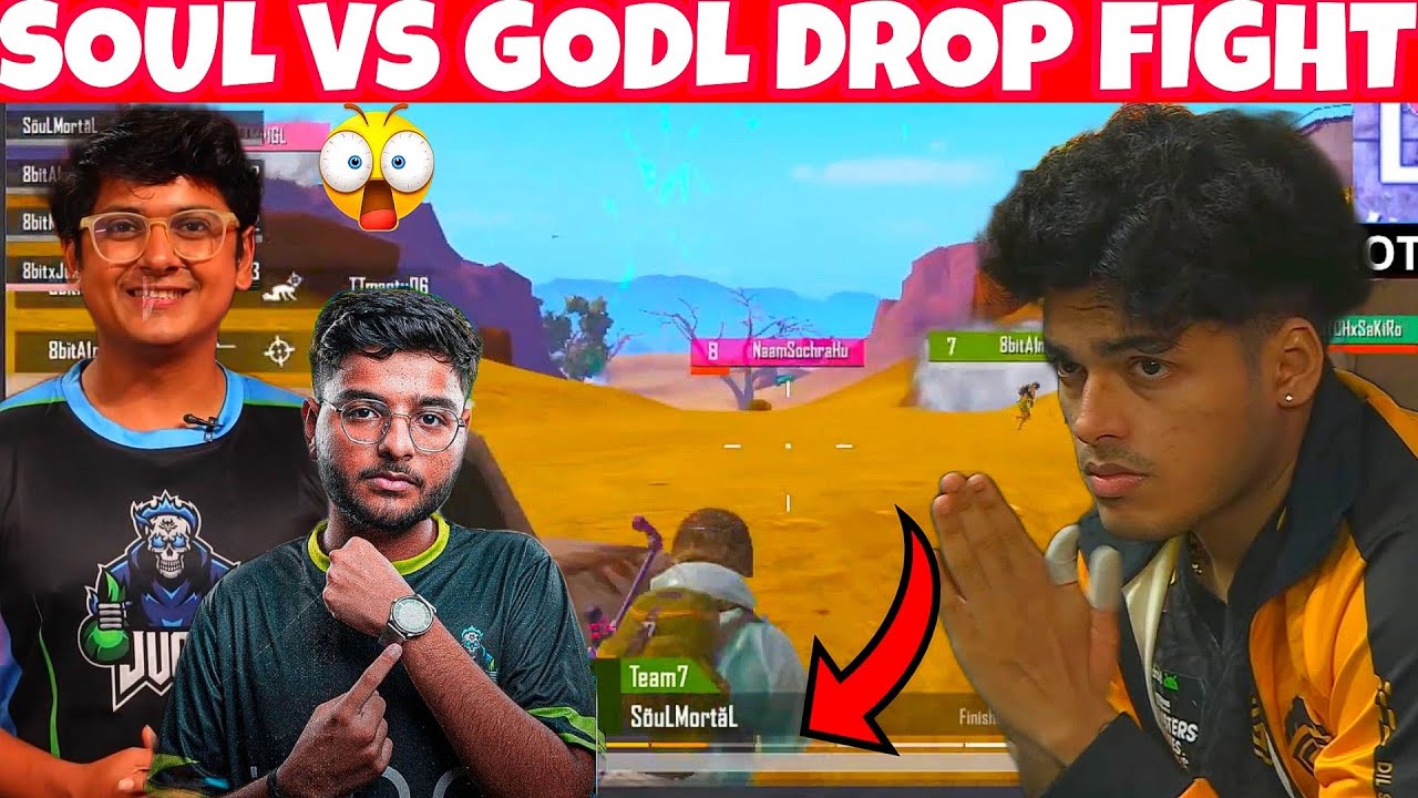 SouL MORTAL Playing T1 Scrims Op WWCD 🥵 SouL Vs GodLike Drop Fight 🔥 ...