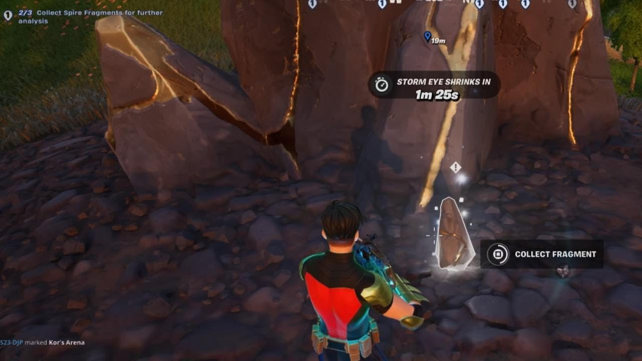 How to easily Collect Spire Fragments for further analysis Fortnite