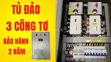 Tủ ATS đảo 3 nguồn công tơ dùng ATS 125A công nghiệp siêu bền bảo hành 2 năm | Cơ Điện DITICO