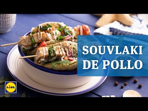 Souvlaki de Pollo - Recetas Griegas