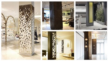80 Modern Column Decoration Ideas 2022 || Living Room Wall Decorating Ideas || Home Interior Design