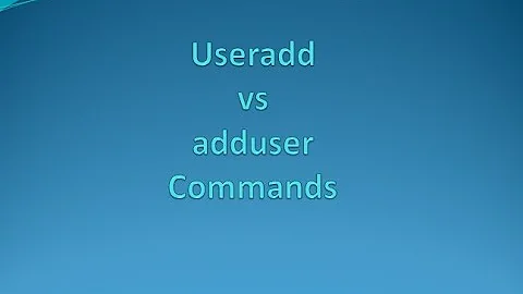 Difference between useradd and adduser Command in Linux