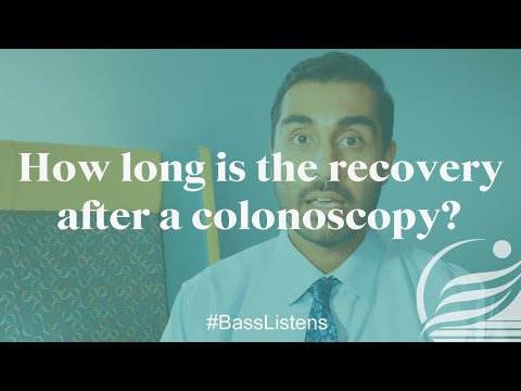 How Long is the Recovery after a Colonoscopy? video thumbnail