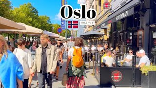 Oslo, Norway 🇳🇴 - Summer Walk - 4K HDR Walking Tour