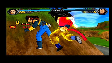 Dragon Ball Z Budokai Tenkaichi 4 [MOD] Vegeta, Goku and Android 18 vs. Super 17