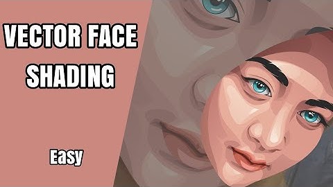 HOW TO SHADING VECTOR HIJAB PORTRAIT | INFINITE DESIGN