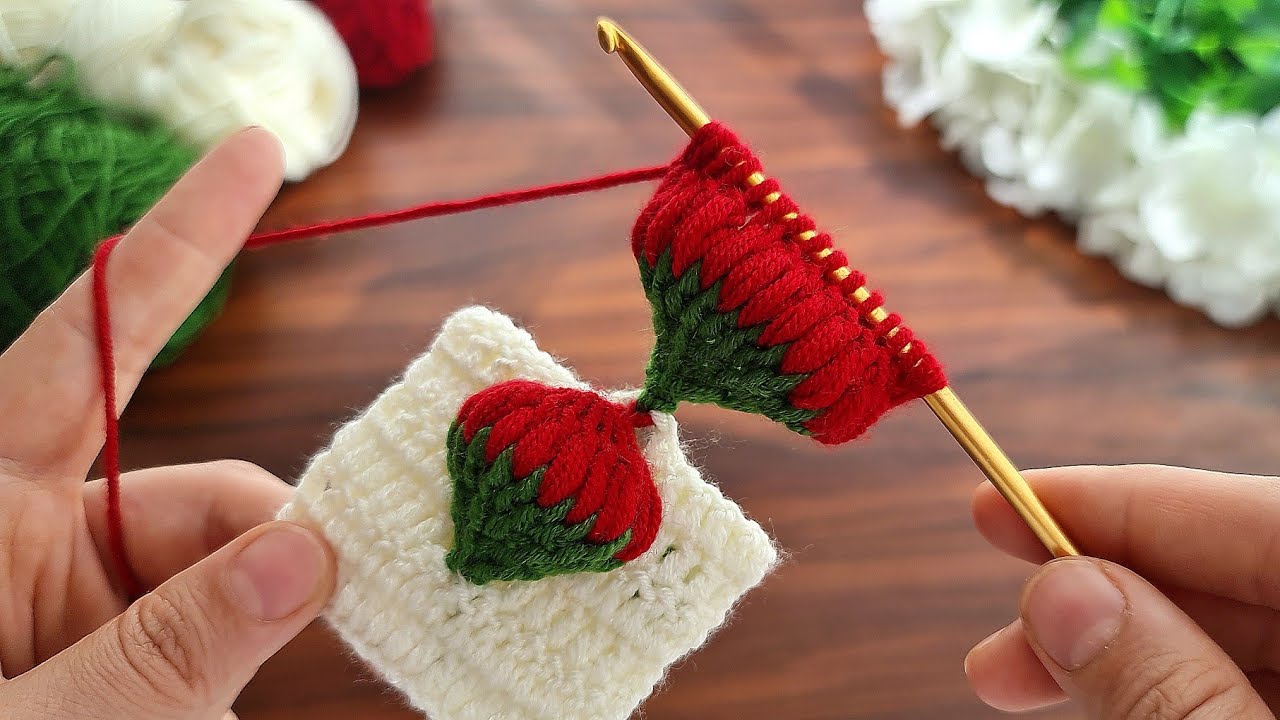 Wow!.🍓 Wonderful Super Easy Tunisian Crochet hair band For