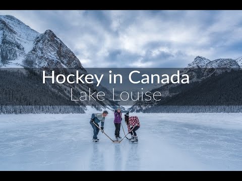 Game On! Pond Hockey on Lake Louise | Alberta Canada Travel Vlog