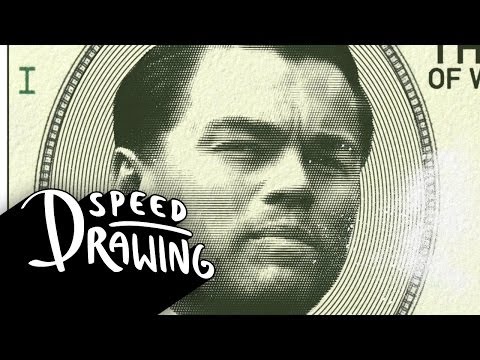 Wolf of Wall Street 2014 Oscar Best Picture Poster Speed Drawing HD