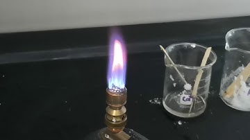 Qualitative analysis cations: the flame test